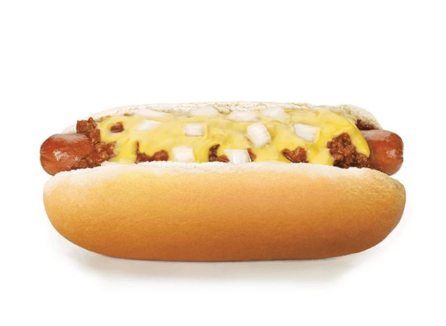 A&W cheese coney dog