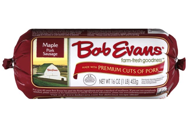 Bob evan's maple roll sausage