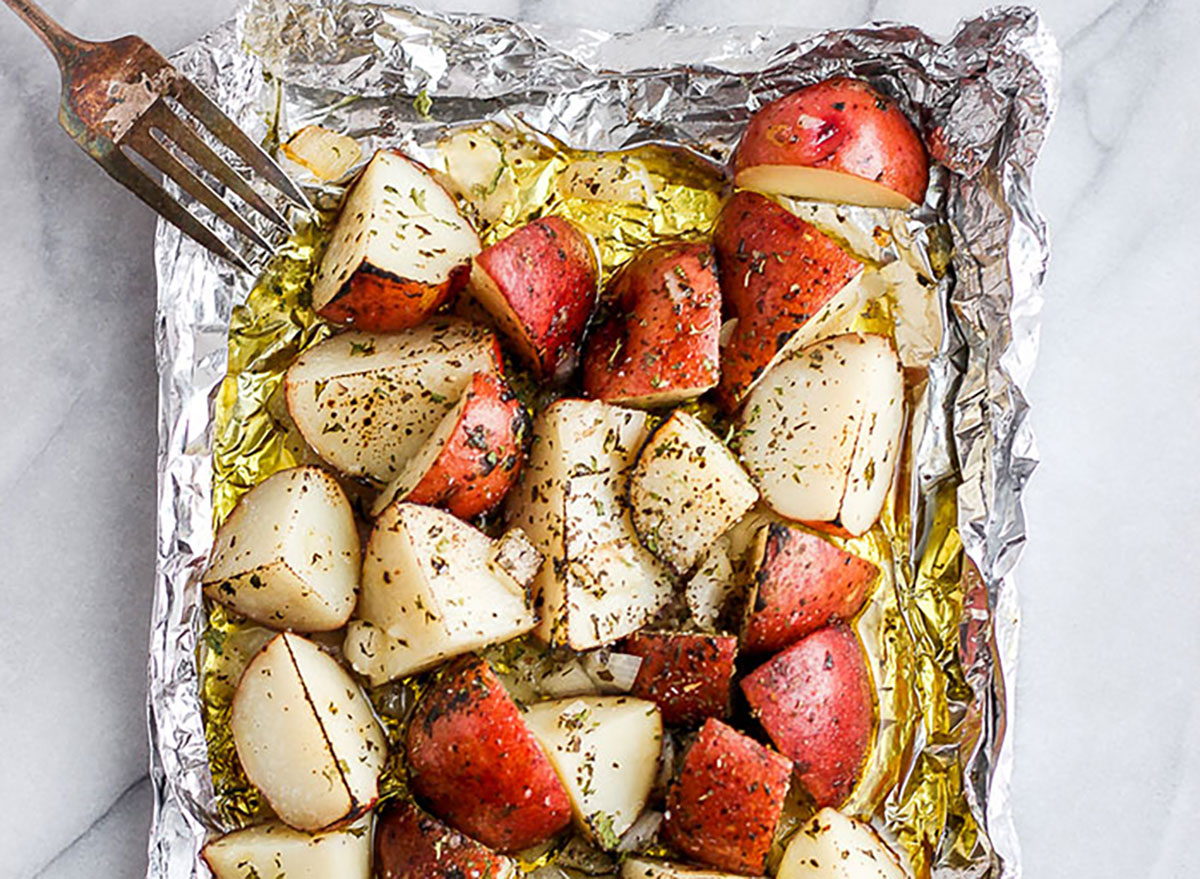 foil pack red potatoes